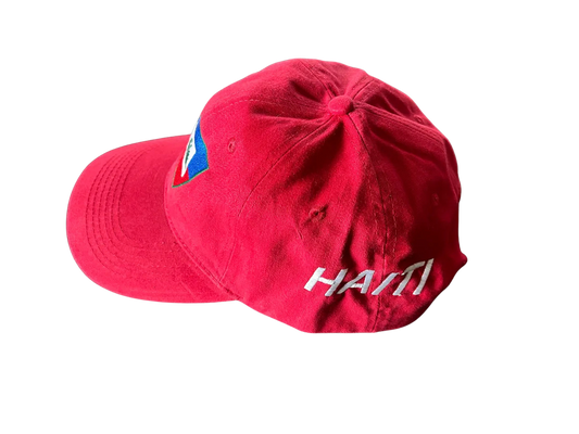 Red Haiti Dad Hat