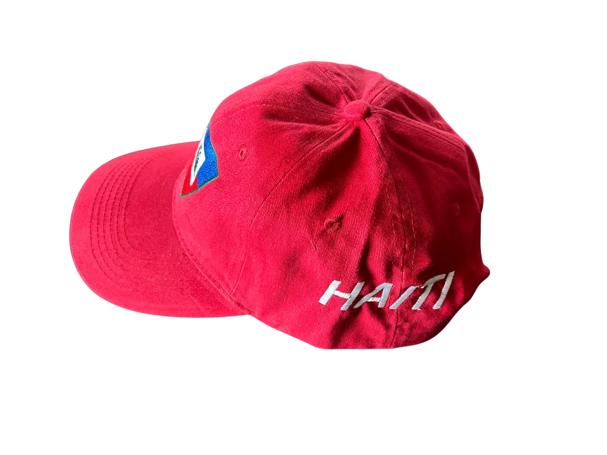 Red Haiti Dad Hat