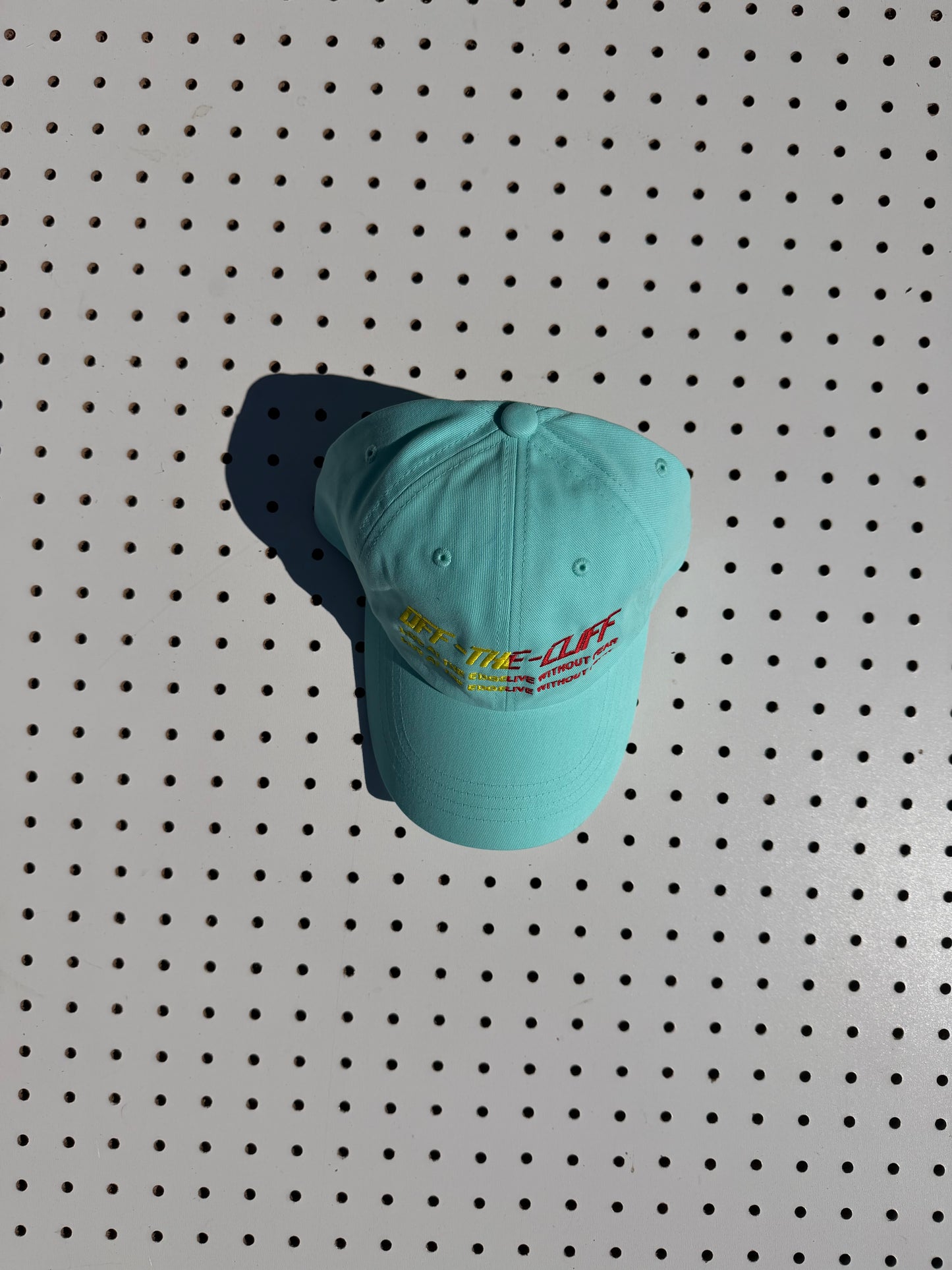 Dad hat yellow/ red logo