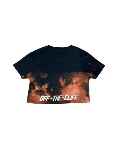 OFF-THE-CLIFF Tie Dye Crop (Blk)