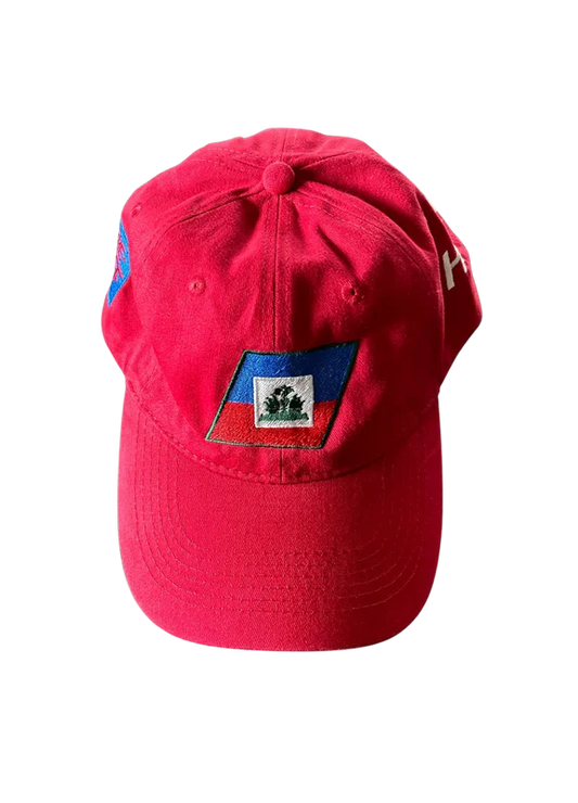 Red Haiti Dad Hat