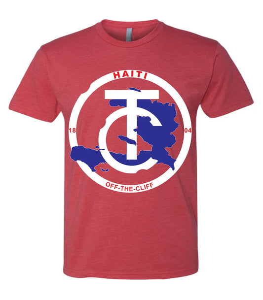 OFF-THE-CLIFF Red Haiti T-Shirt