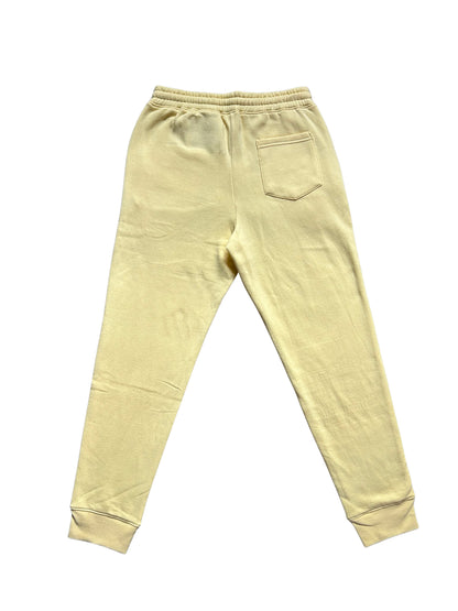 Unisex Fleece Sweatpants Midweight (Light Yellow)