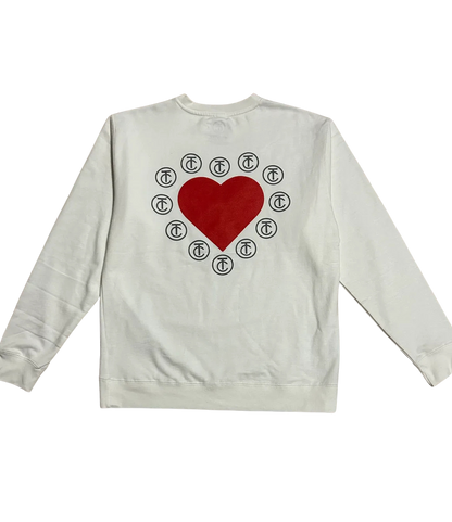 Love the opposite of Fear (Crew Neck) (Wht)